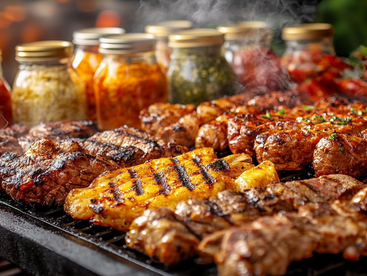 What is a marinade and how does it impact grilling?