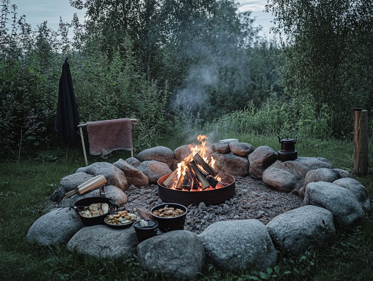 Techniques for Cooking on a Fire Pit