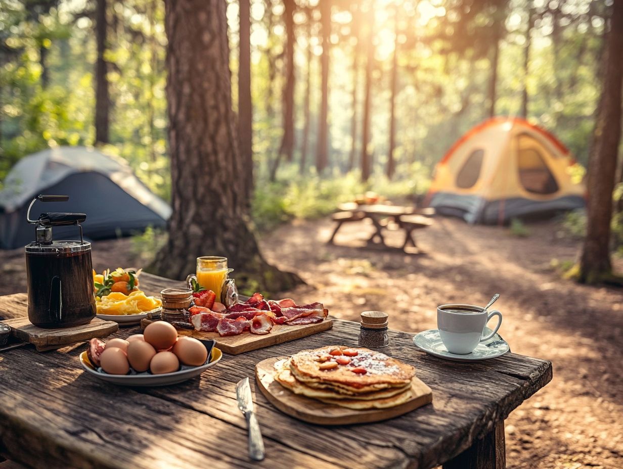 Essential Breakfast Ingredients for Camping