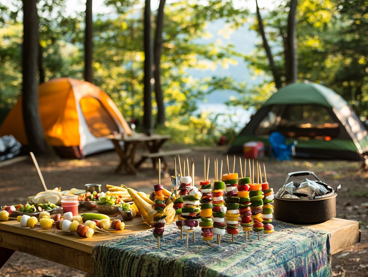 A collection of kid-friendly camping recipes