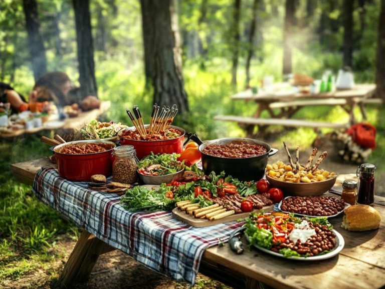 Top 5 Camping Meals for Large Groups