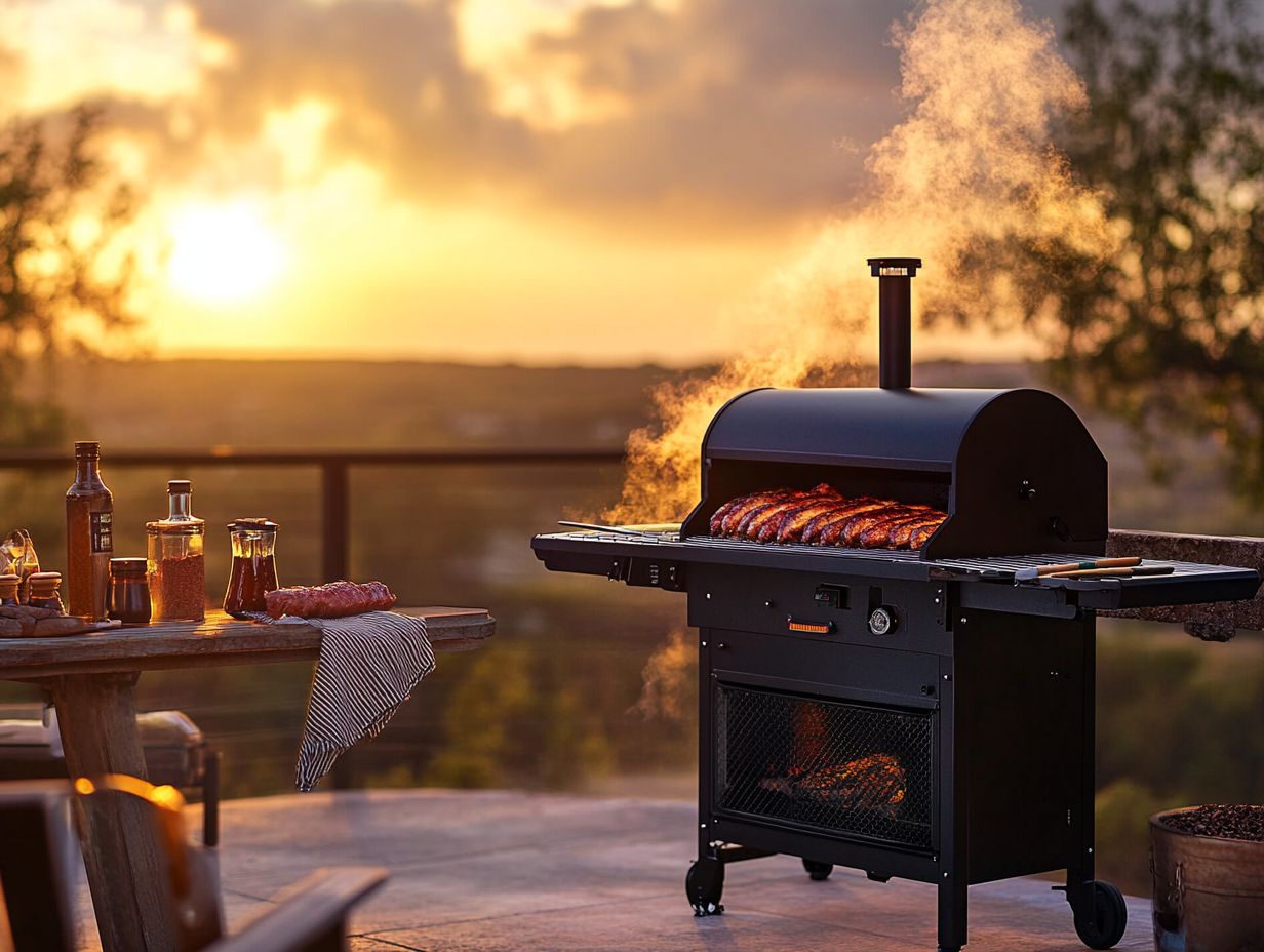 How does a Traeger Smoker work with wood pellets?