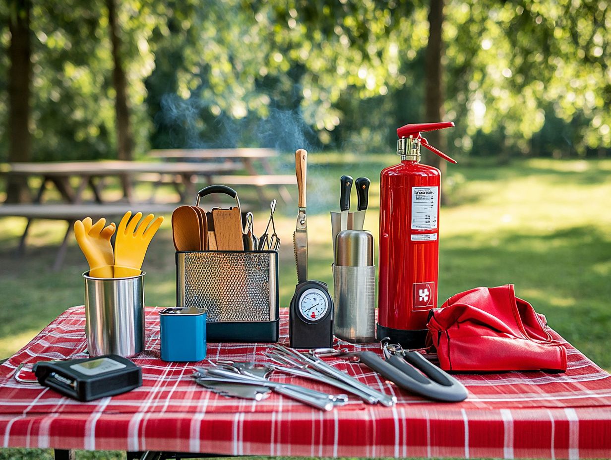 4. First Aid Kit and Essential Campfire Gear