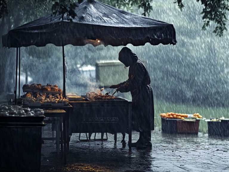 5 Tips for Outdoor Cooking Safety During Rain