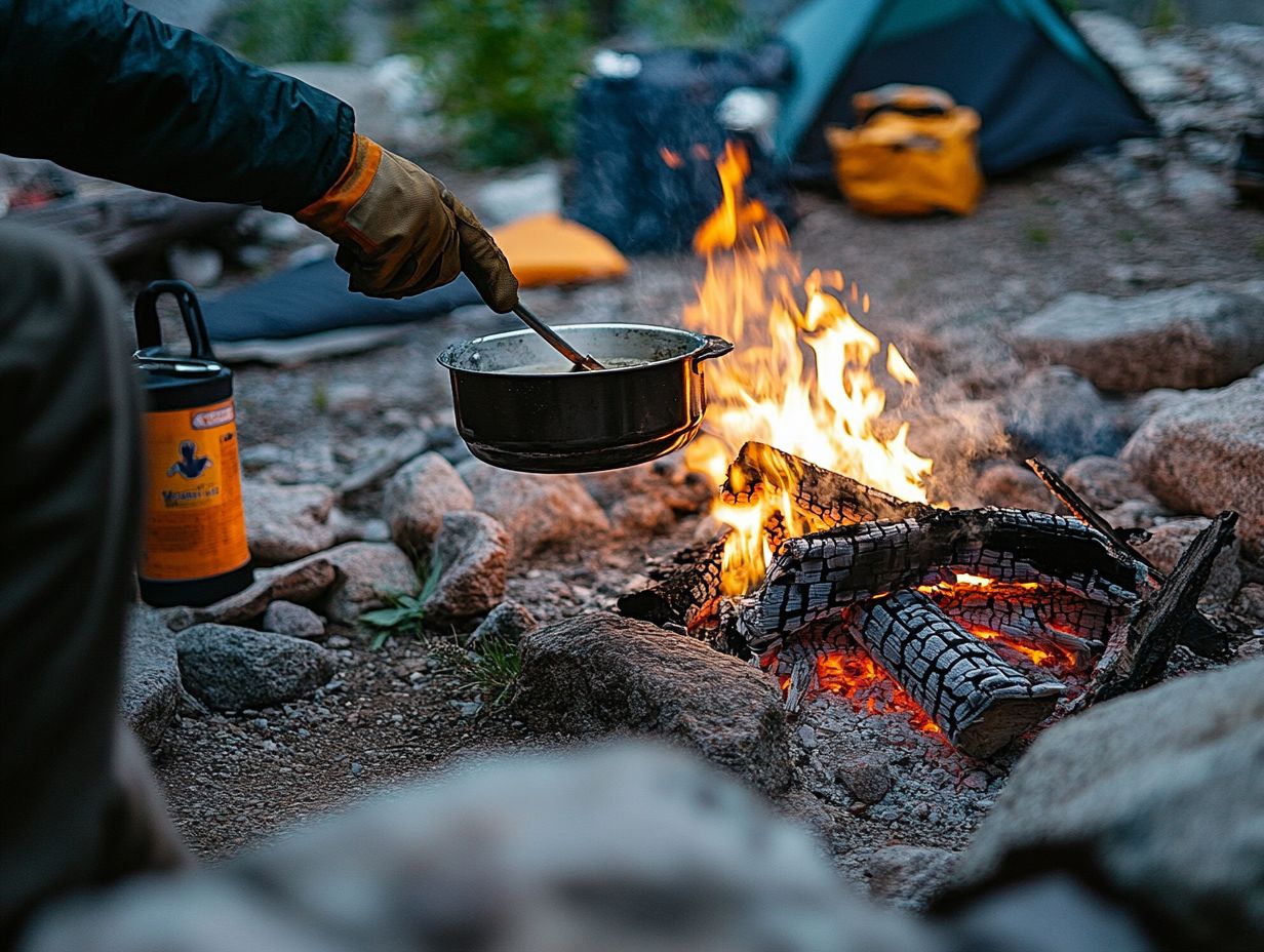 What Are the Dangers of Cooking Over a Campfire?