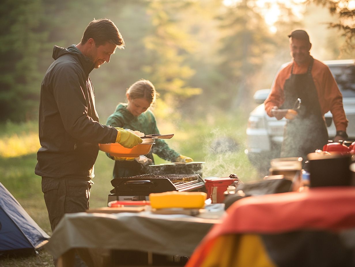 A guide on treating and healing burns during outdoor cooking