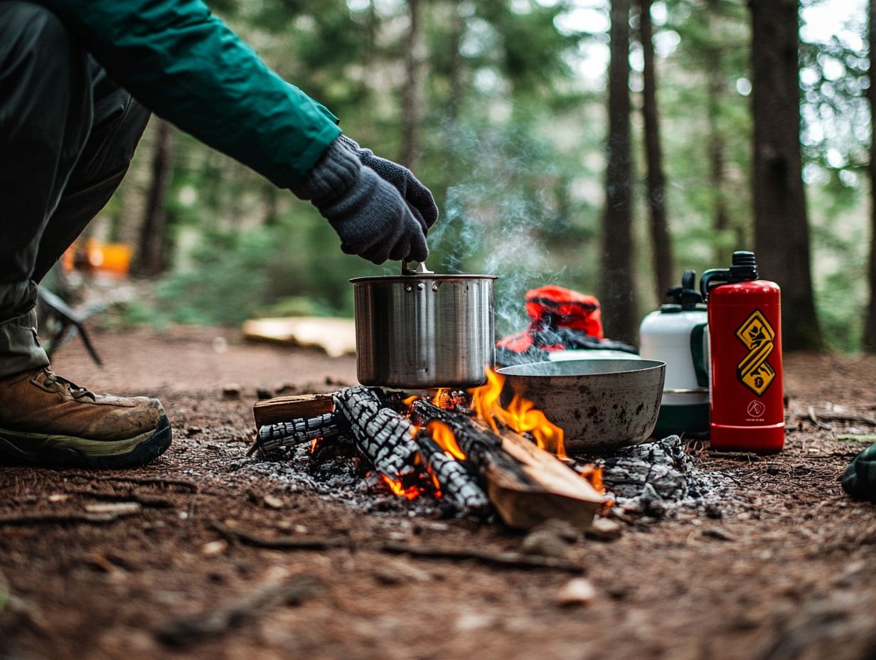 Setting Up a Safe Cooking Area