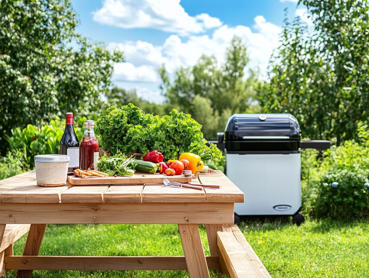 A variety of smokers for outdoor cooking, showcasing different styles and features.