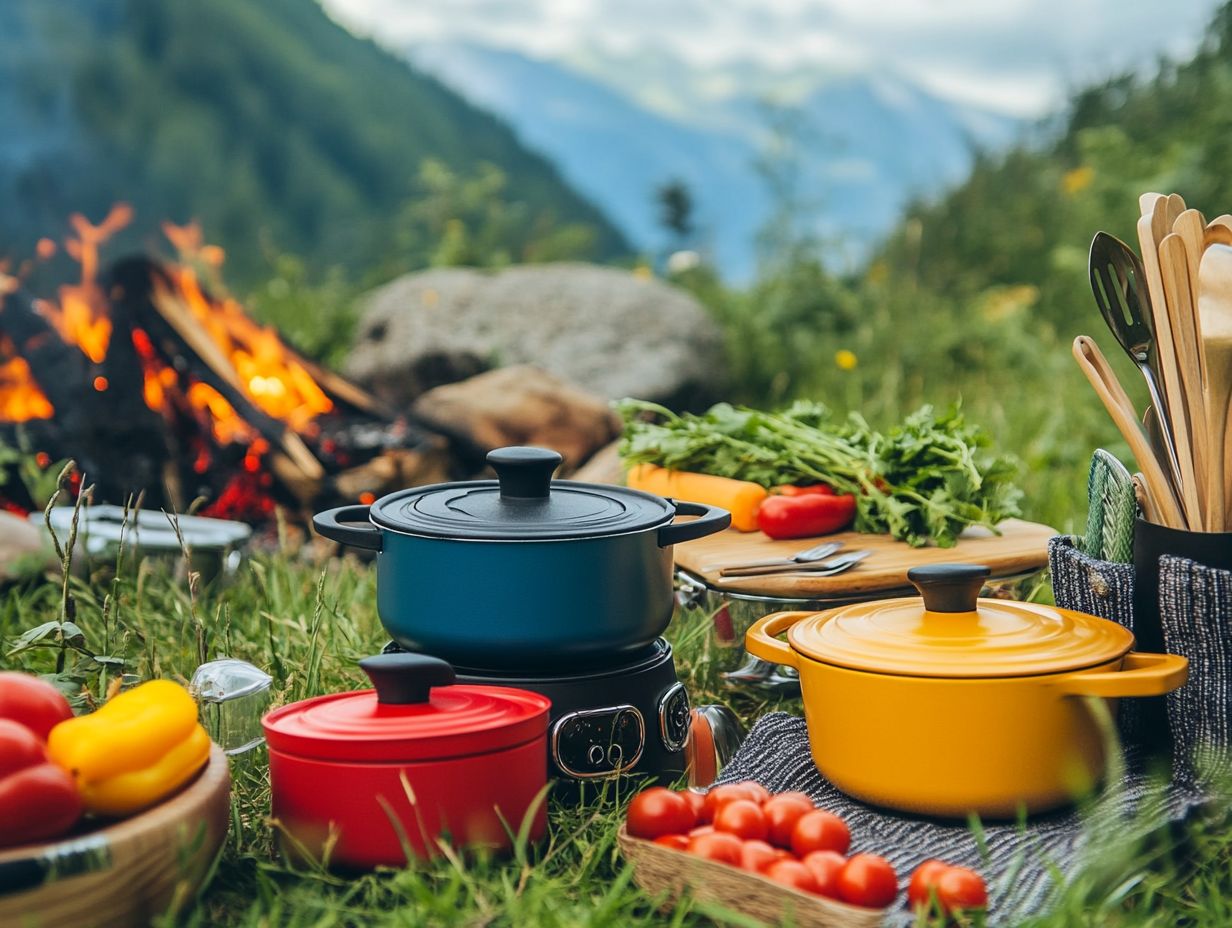 What Are Some Safety Tips for Cooking While Camping?