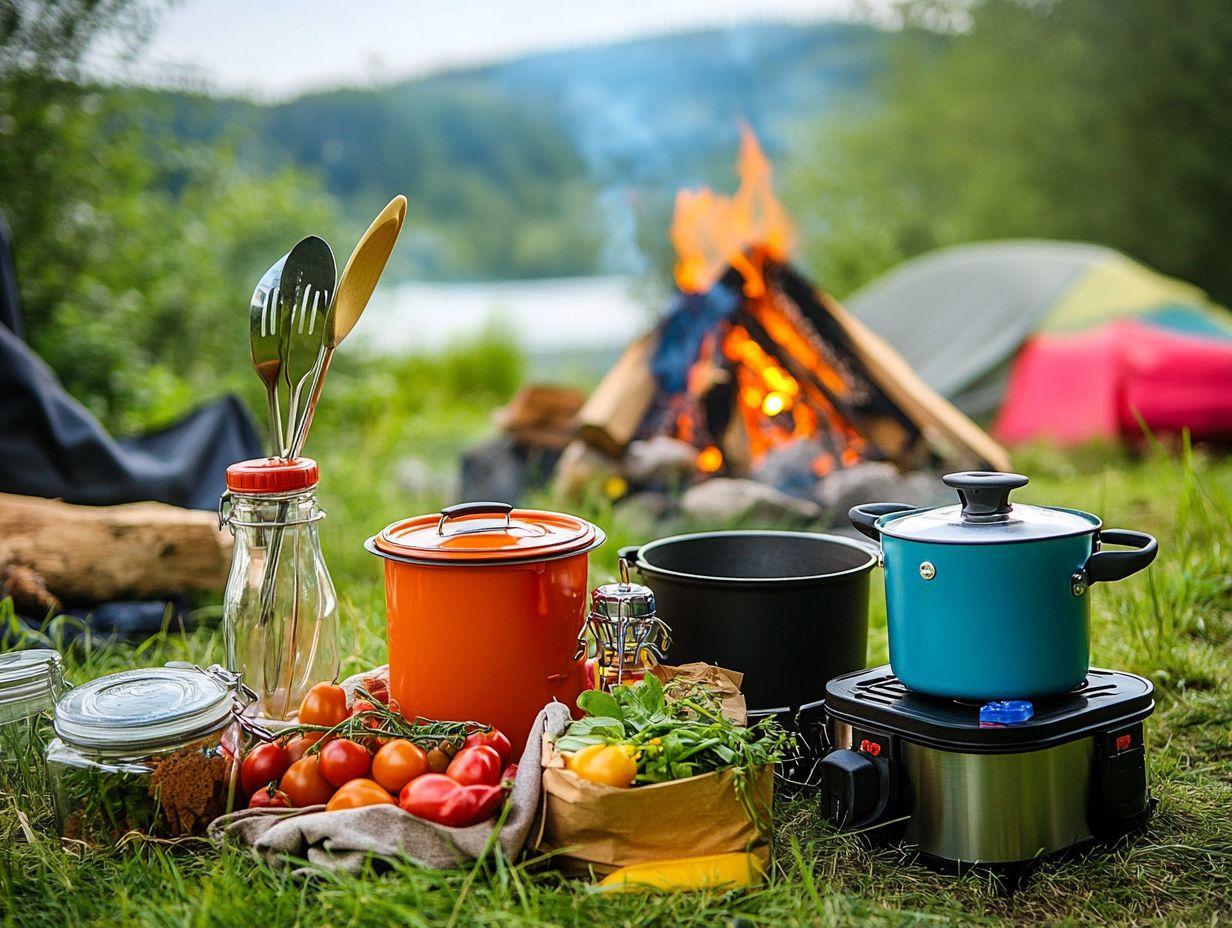 What Are Some Tips for Cooking Over an Open Fire?