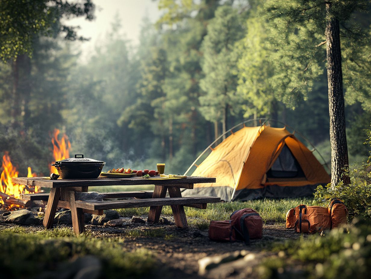 Safety Considerations for Using a Home Grill while Camping