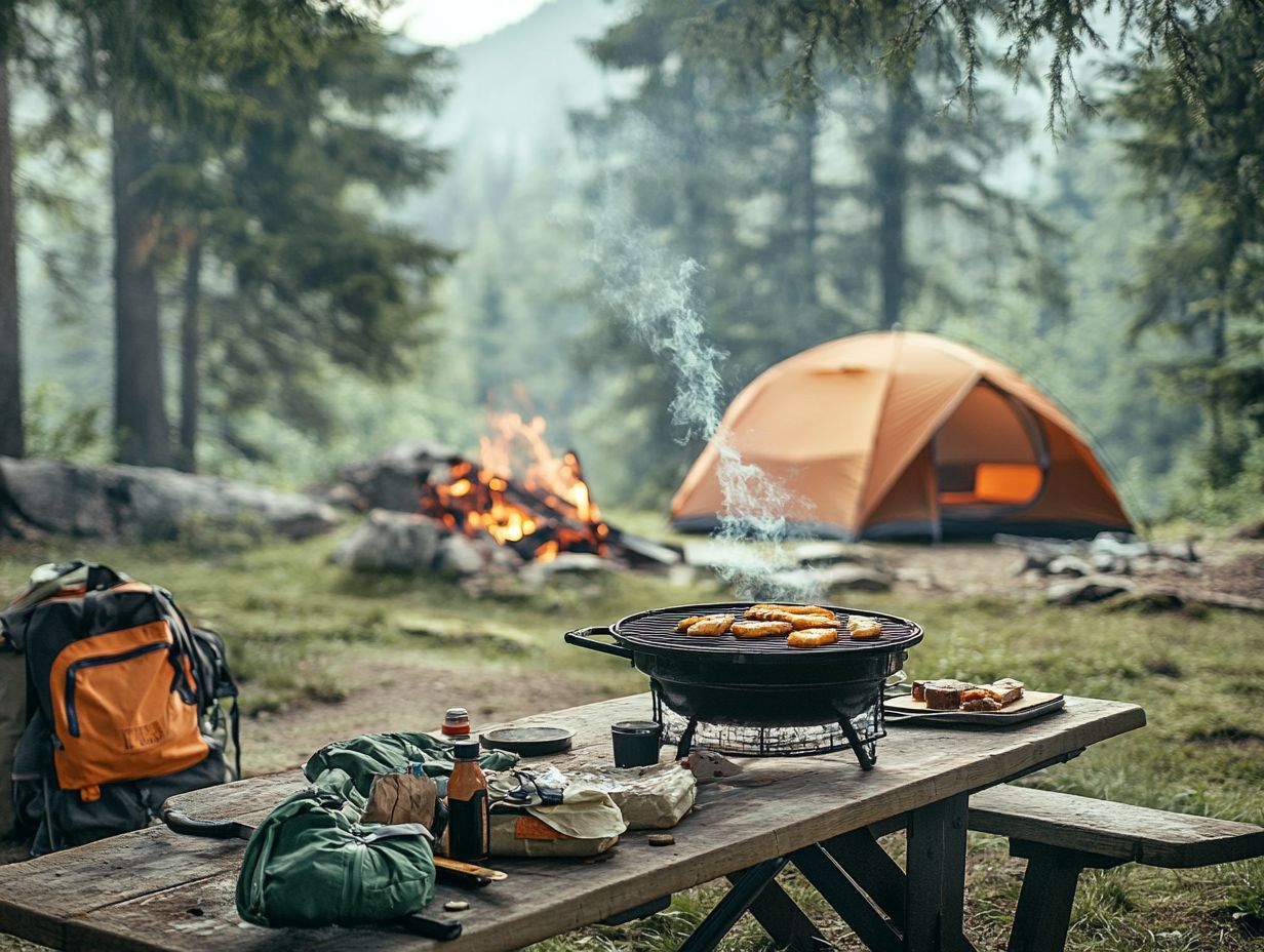 Preparing Your Grill for Camping