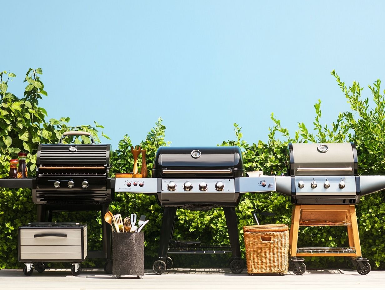 Image showing a spacious cooking surface area on a grill