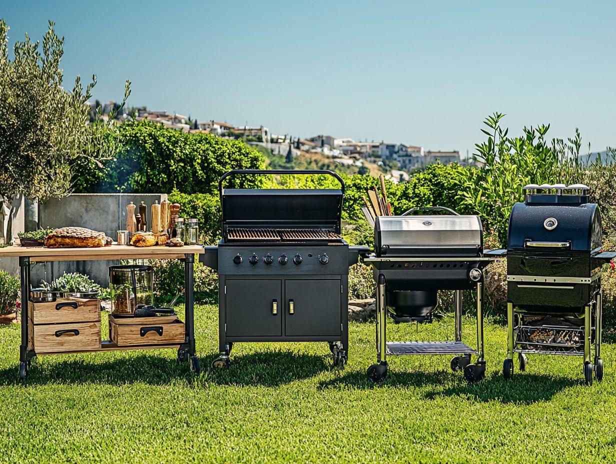 Visual summary of key takeaways for choosing the right grill.