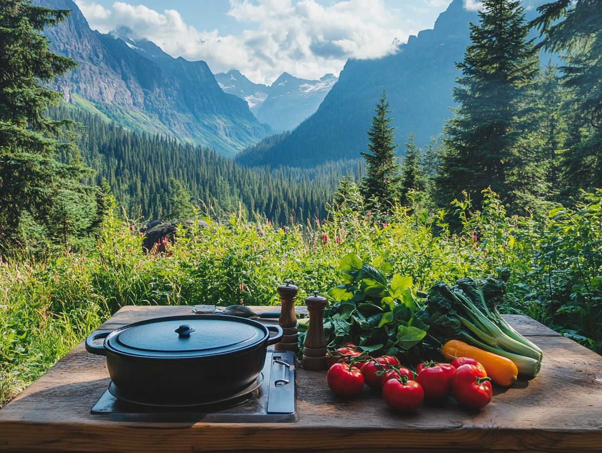 Essential cooking gear for camping in national parks