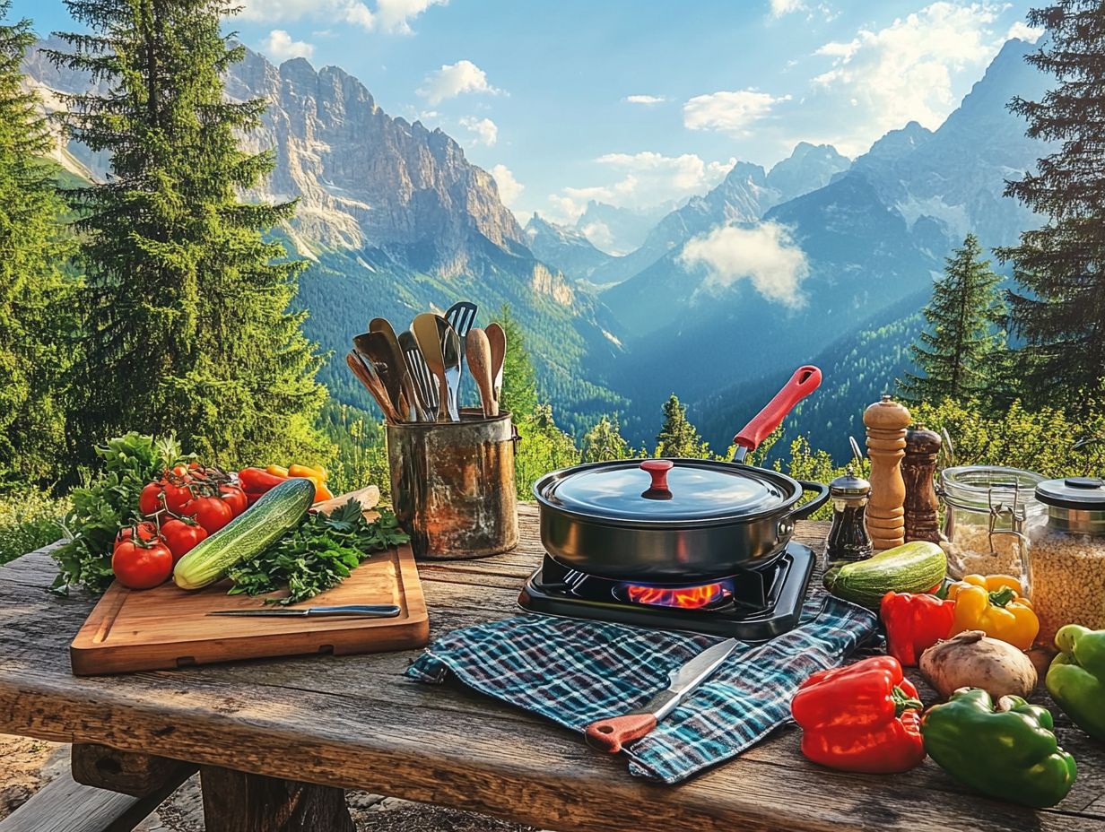 Essential cooking gear for outdoor adventures