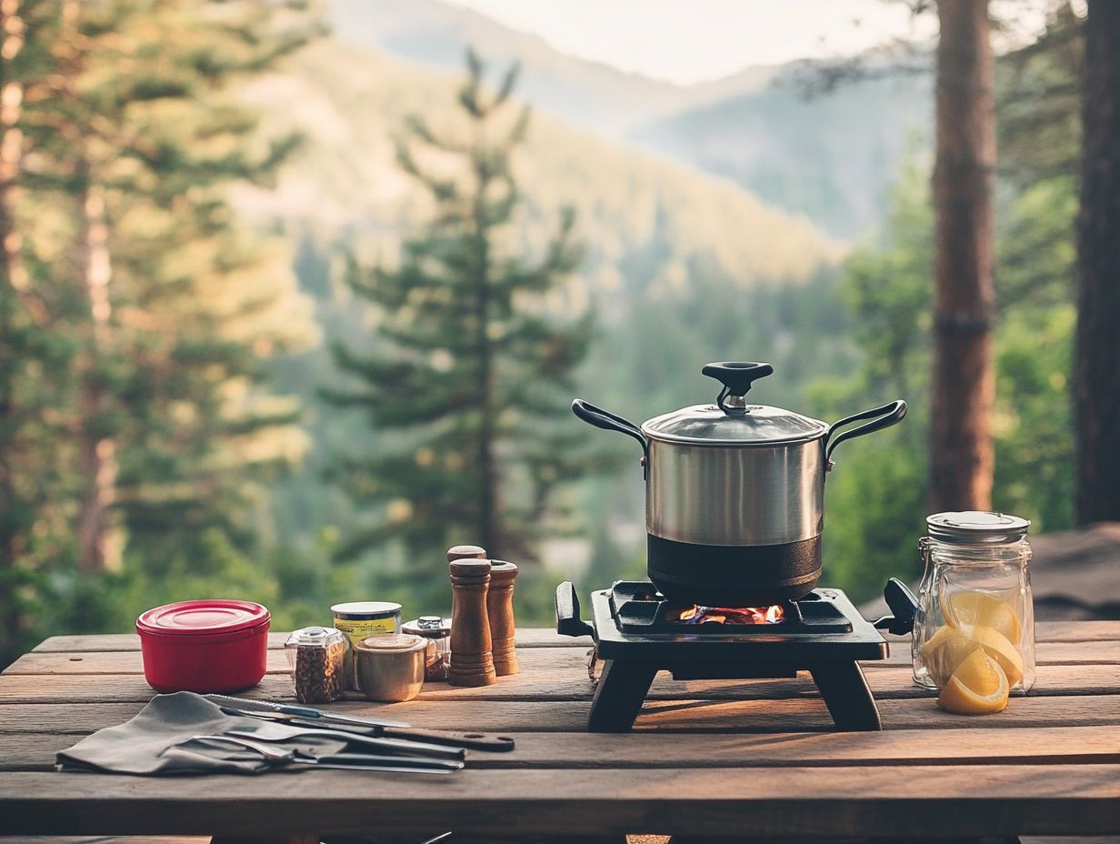 Camp stove options designed for cost-effective outdoor cooking