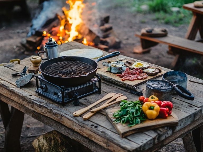 Essential Gear for Cooking Over Open Flame