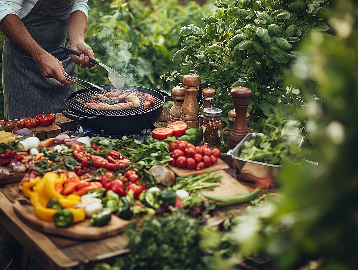 Essential tools for outdoor cooking