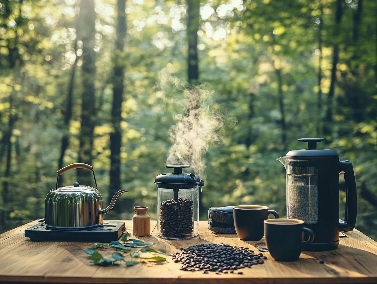 Tips for Preparing Tea and Coffee Outdoors