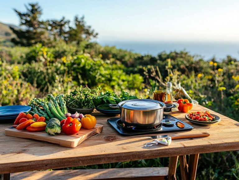 Essential Gear for Outdoor Vegetarian Cooking