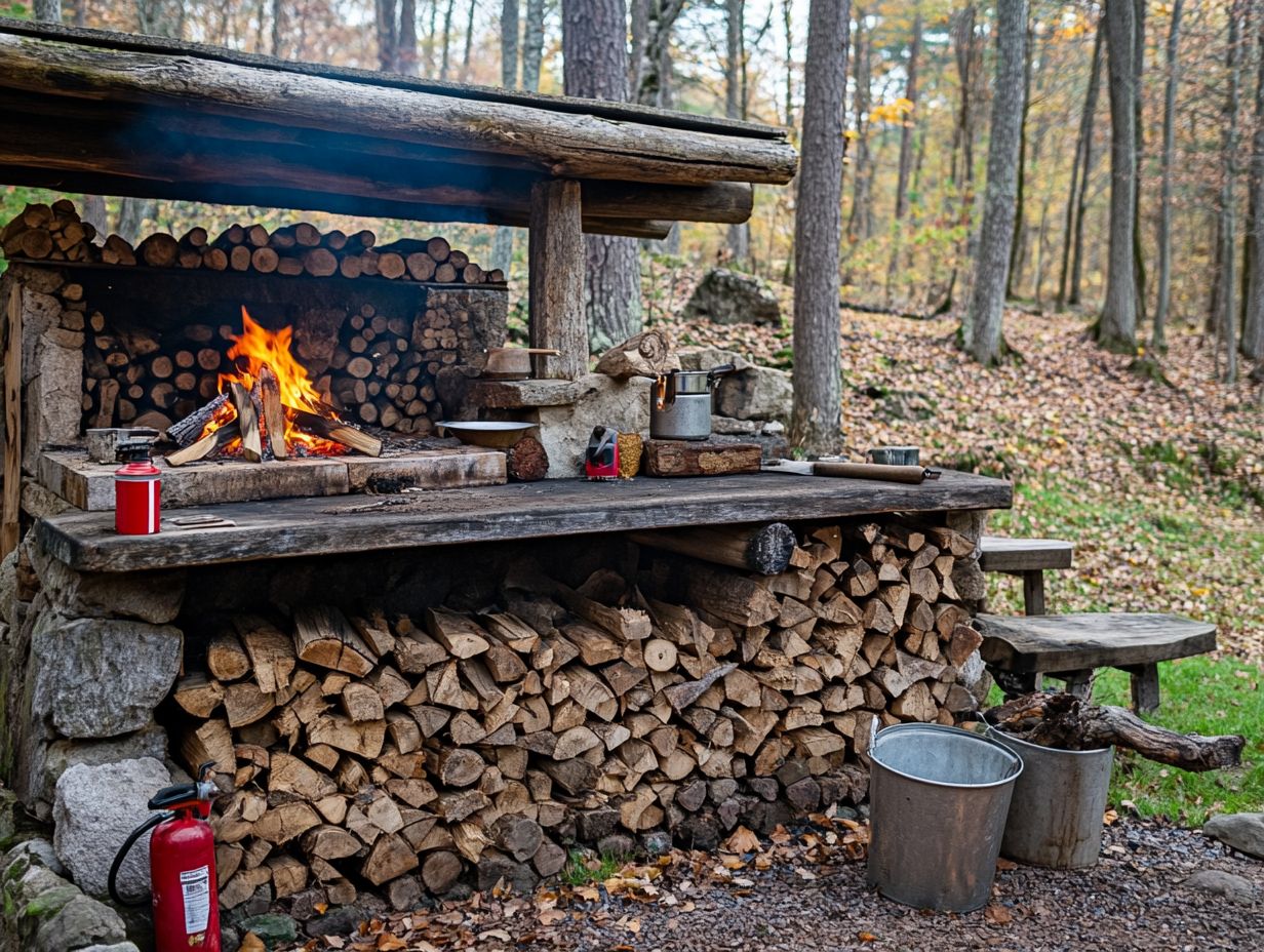 Preparing and Storing Firewood