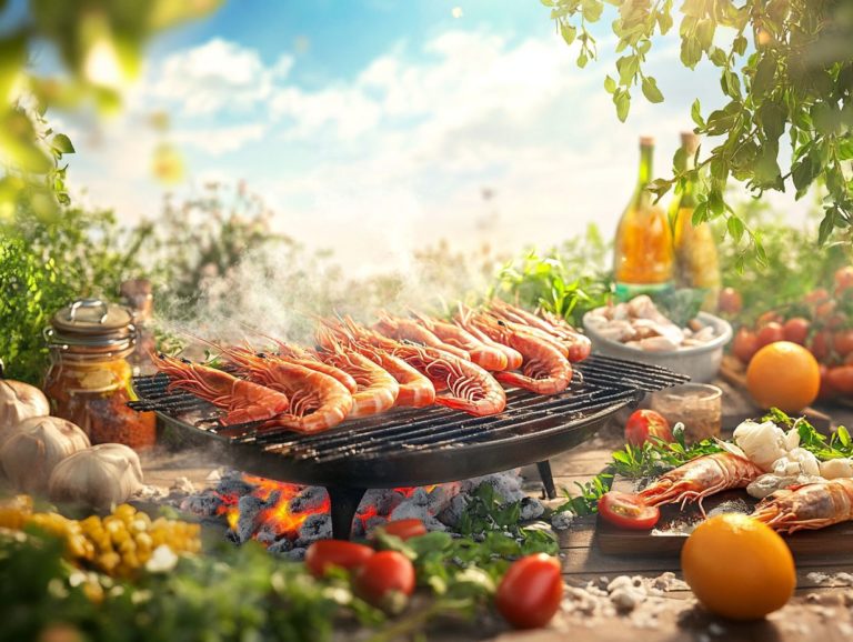 How to Cook Seafood Outdoors?