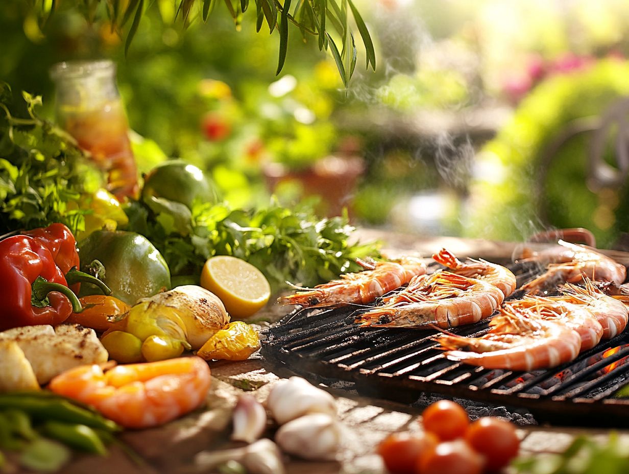 Preparing Seafood for Outdoor Cooking