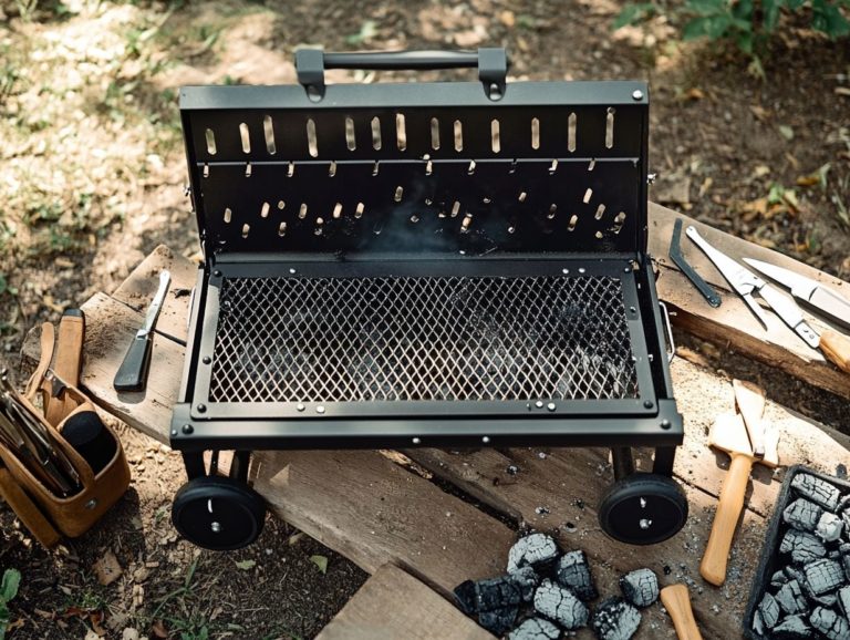 How to Make a Portable Grill?