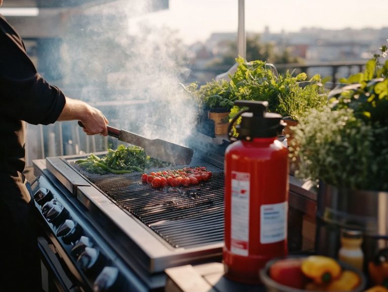 How to Minimize Fire Risks While Cooking Outside