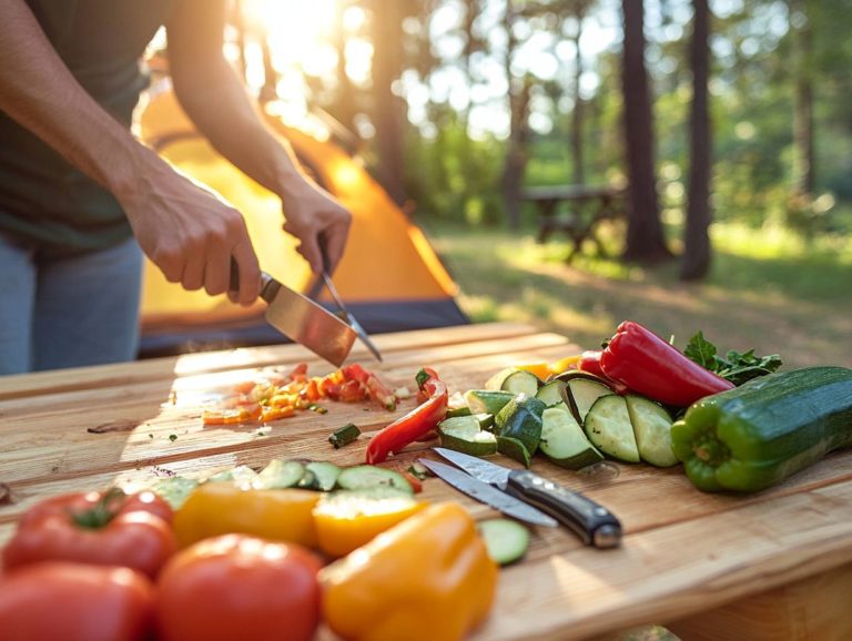 How to Prepare Meals Before a Camping Trip?