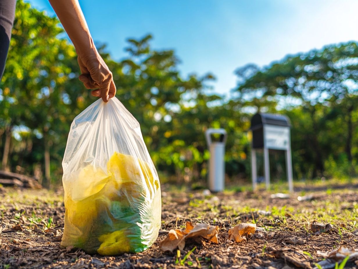 What is considered cooking waste while camping?