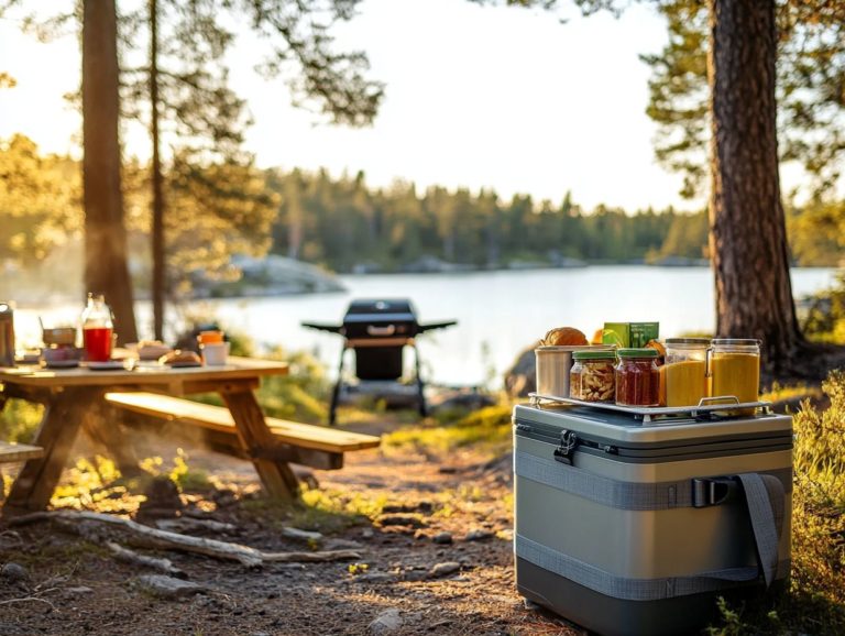 How to Safely Store Food While Camping