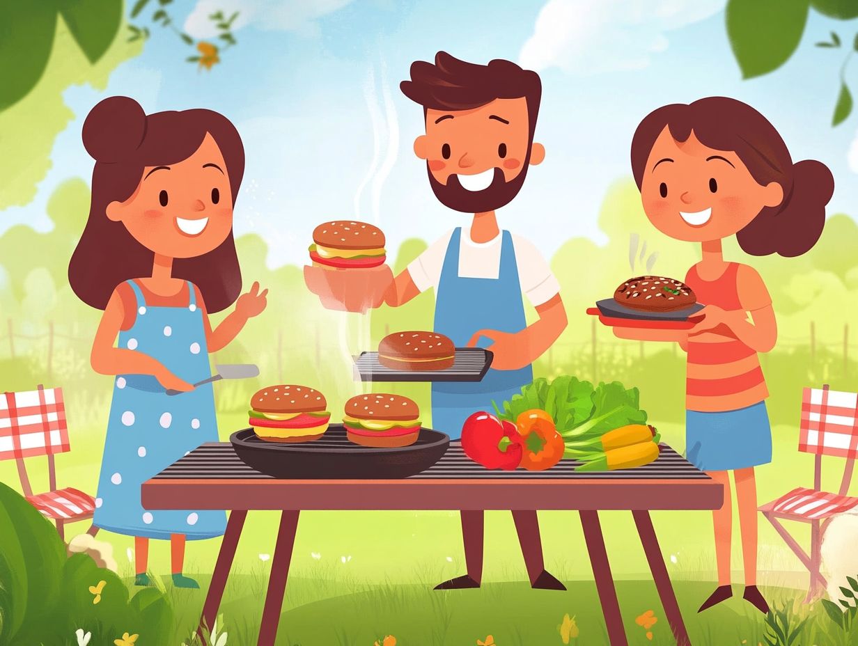 Key Takeaways about outdoor cooking and food safety