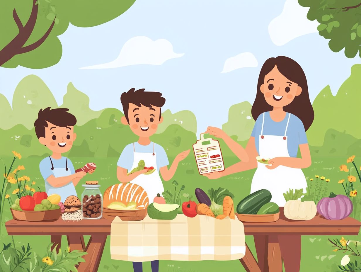 Common allergens in outdoor cooking