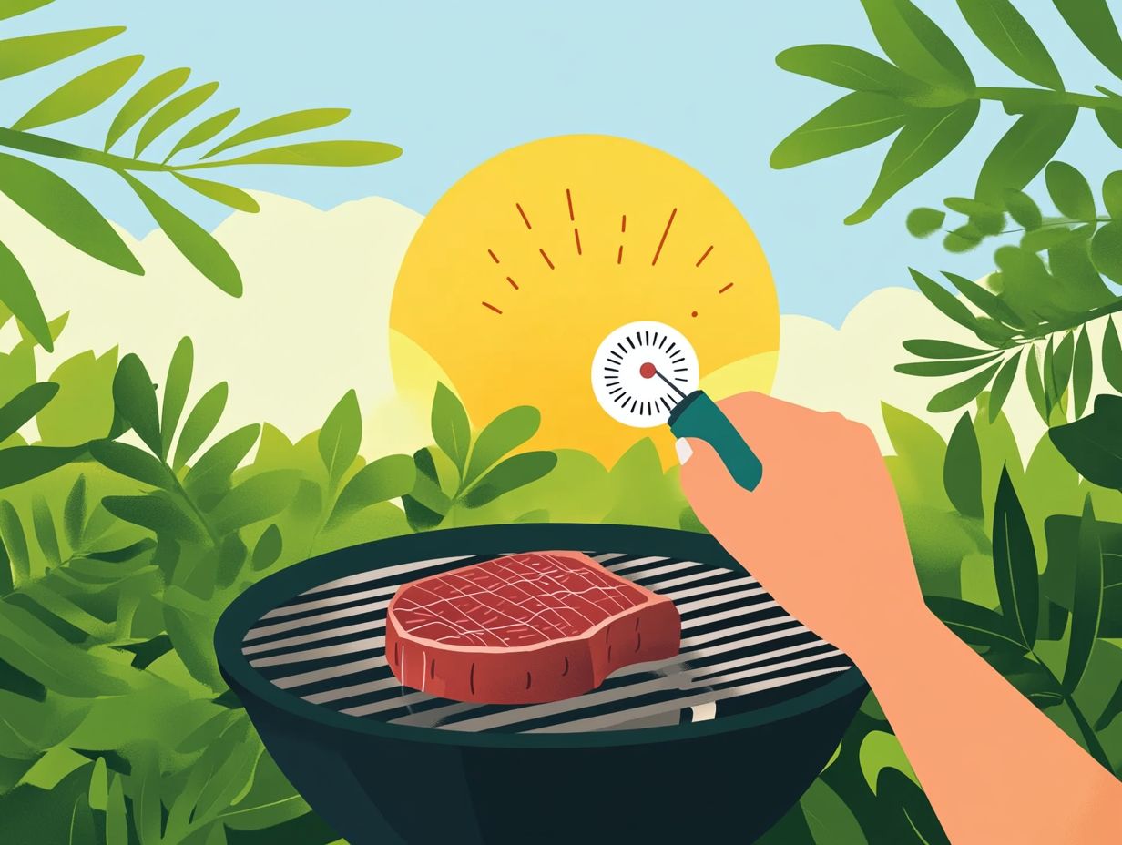 The benefits of using a cooking thermometer outdoors