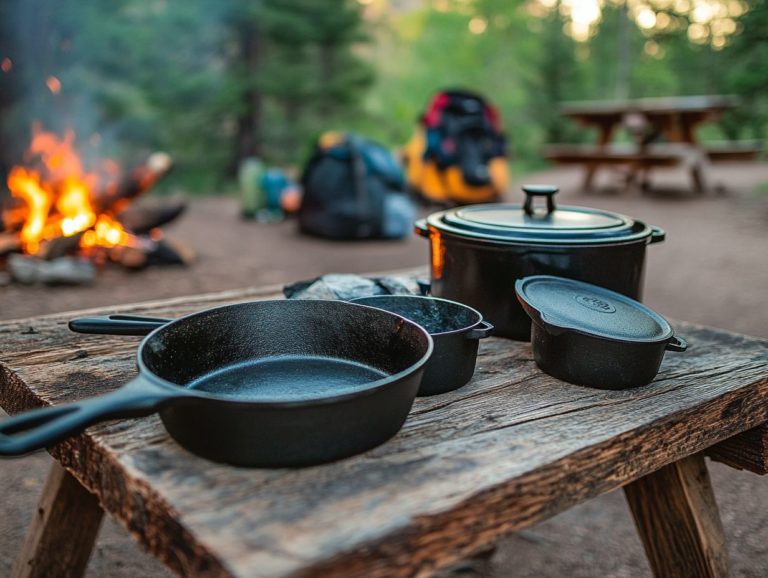 The Best Cast Iron Cookware for Campers