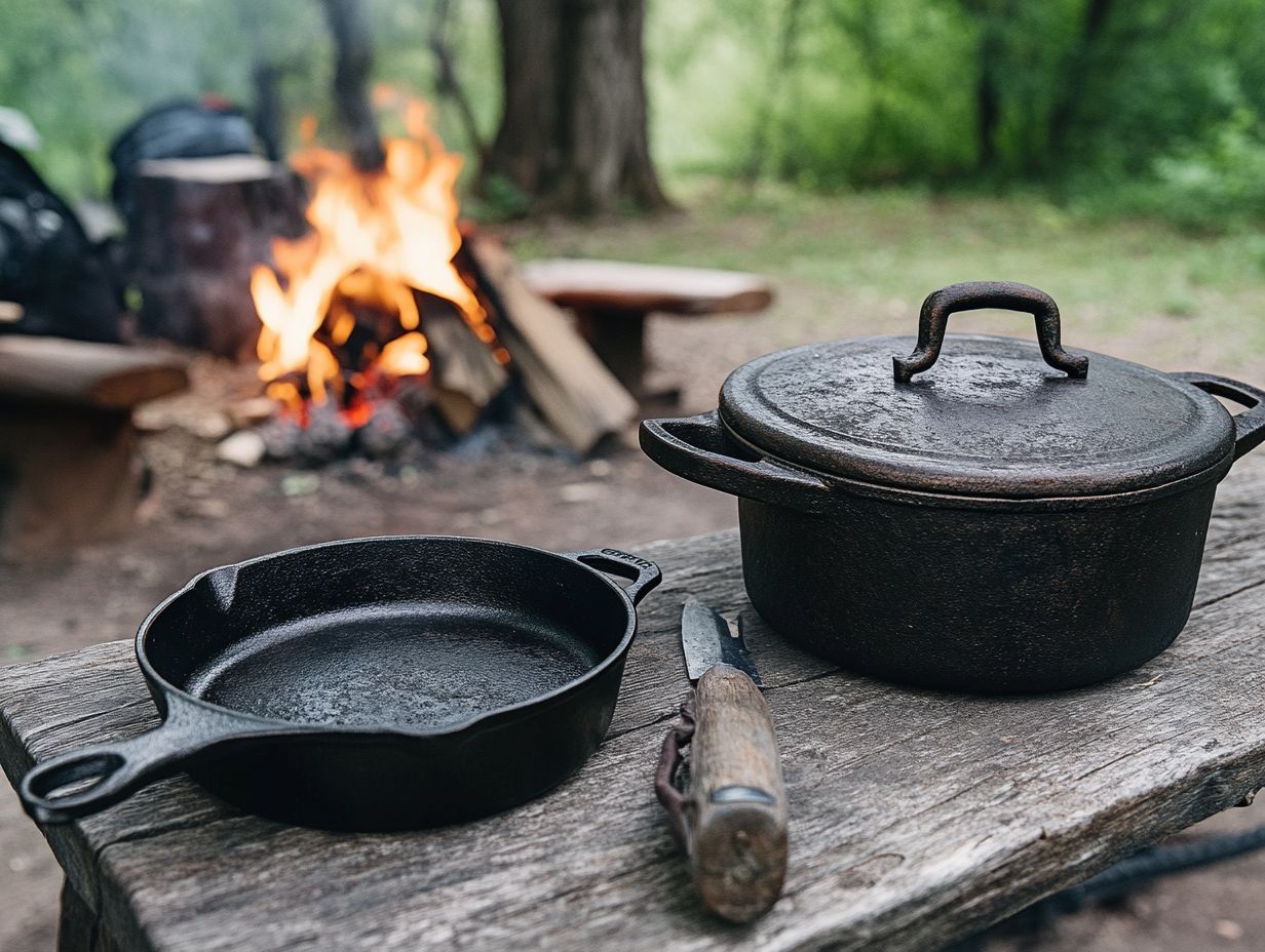 A Lodge Cast Iron Reversible Grill/Griddle on display