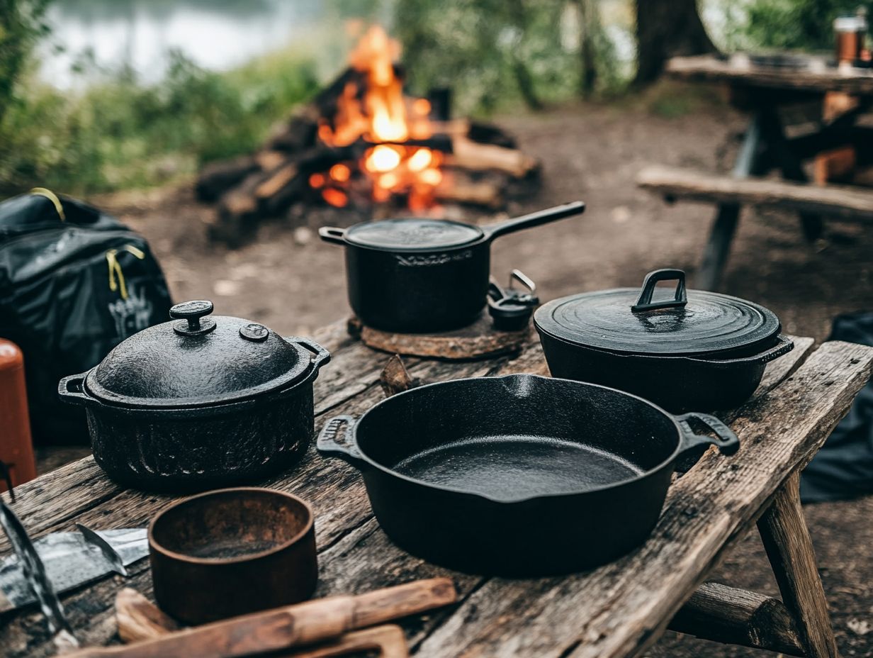 Complete Camp Kitchen Utensil Set for Outdoor Cooking