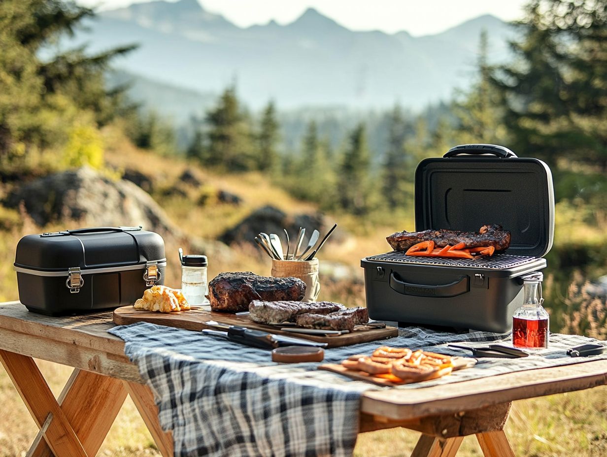 Cooking over an open fire adds great flavors to your meals