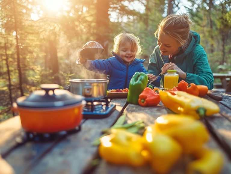 Tips for Cooking with Kids Outdoors Safely