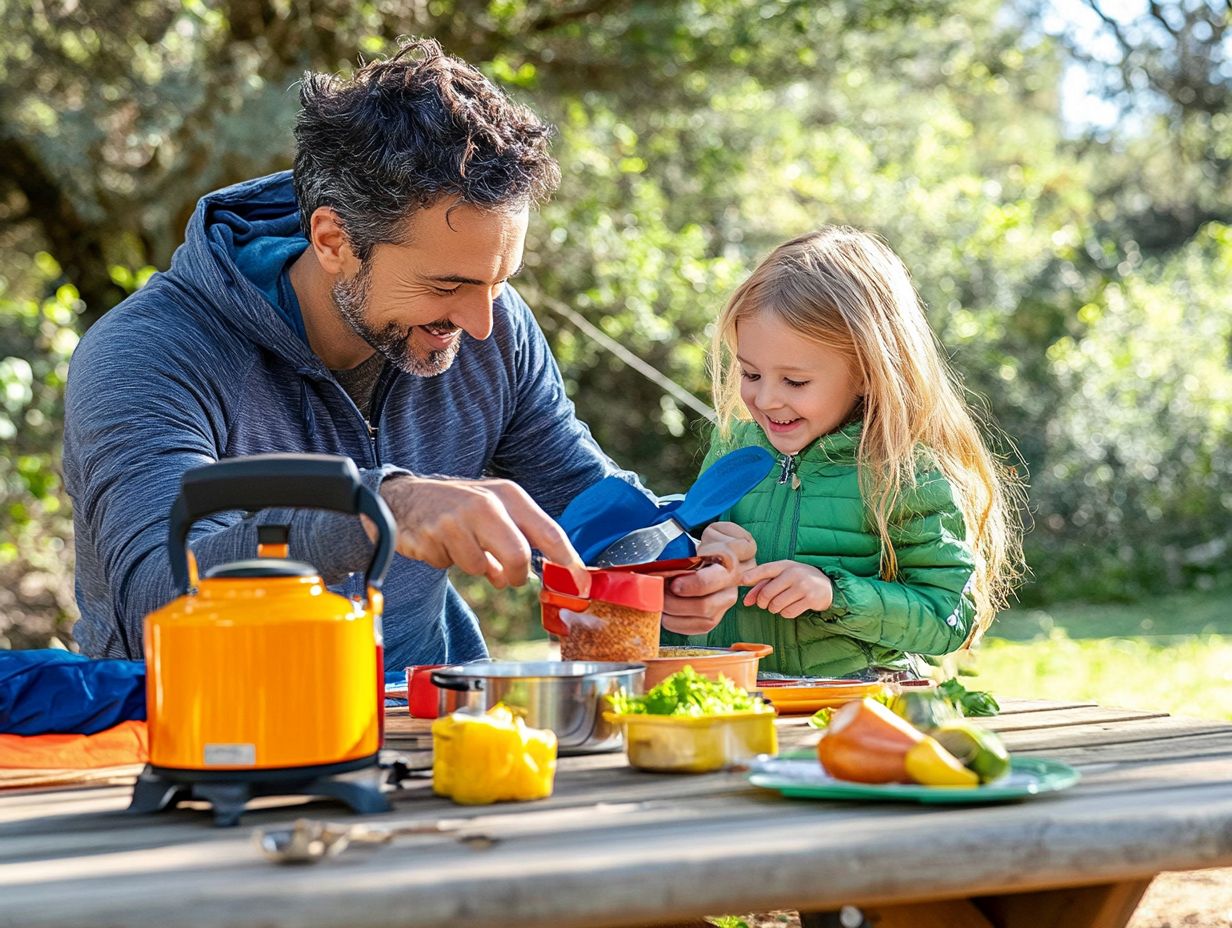 Essential Equipment for Outdoor Cooking with Kids