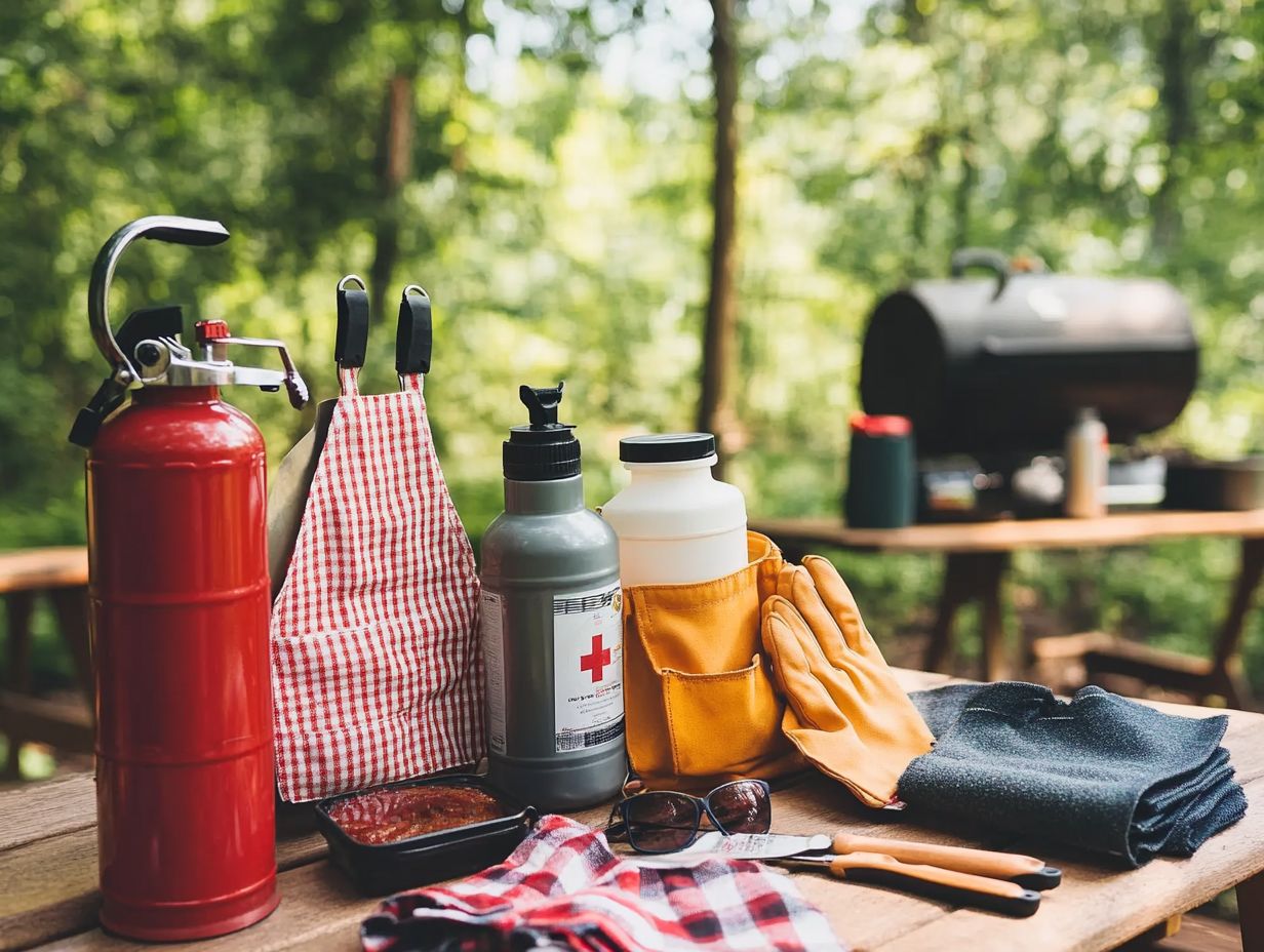 Image of top safety gear for outdoor cooking adventures