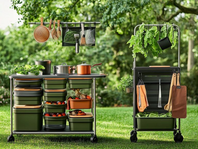 Top 5 Storage Solutions for Outdoor Cooking Gear