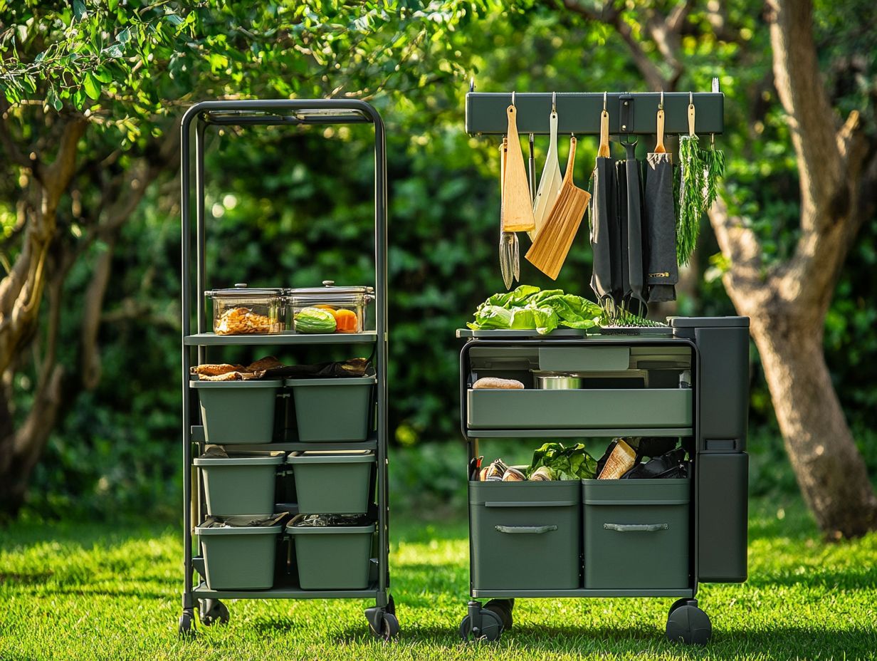 What Are the Benefits of Using Portable Storage Solutions for Outdoor Cooking Gear?