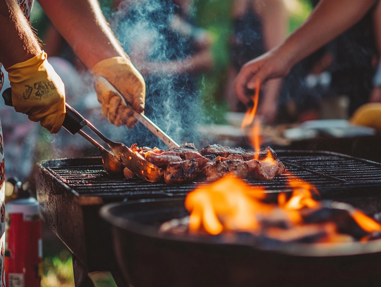 A first aid kit ready for backyard cookouts