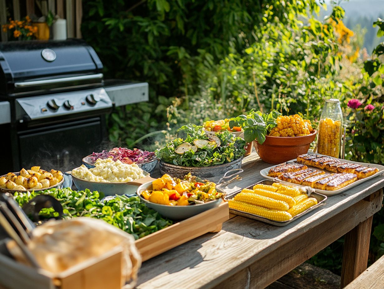 Delicious side dishes to complement your outdoor cooking.