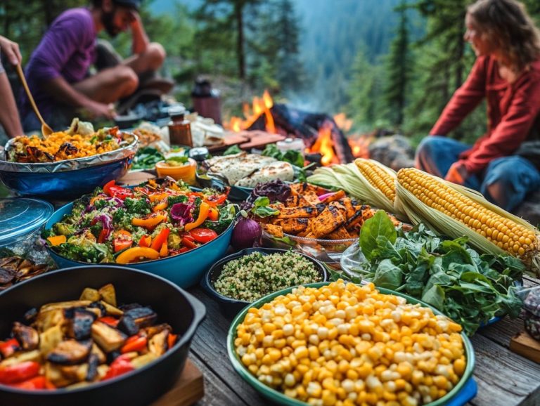 What Are Good Vegetarian Options for Camping?