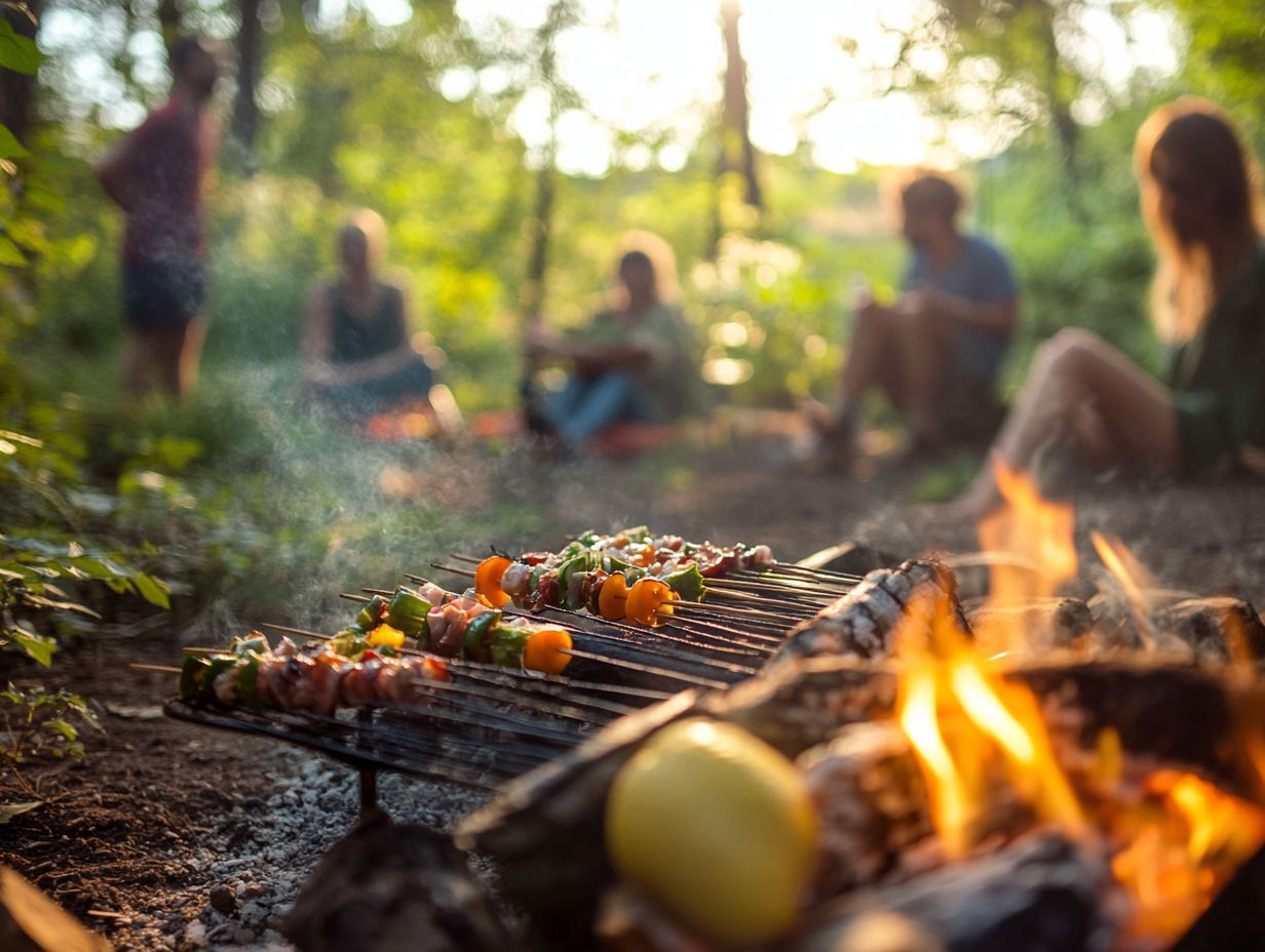 Using a Dutch oven for outdoor cooking