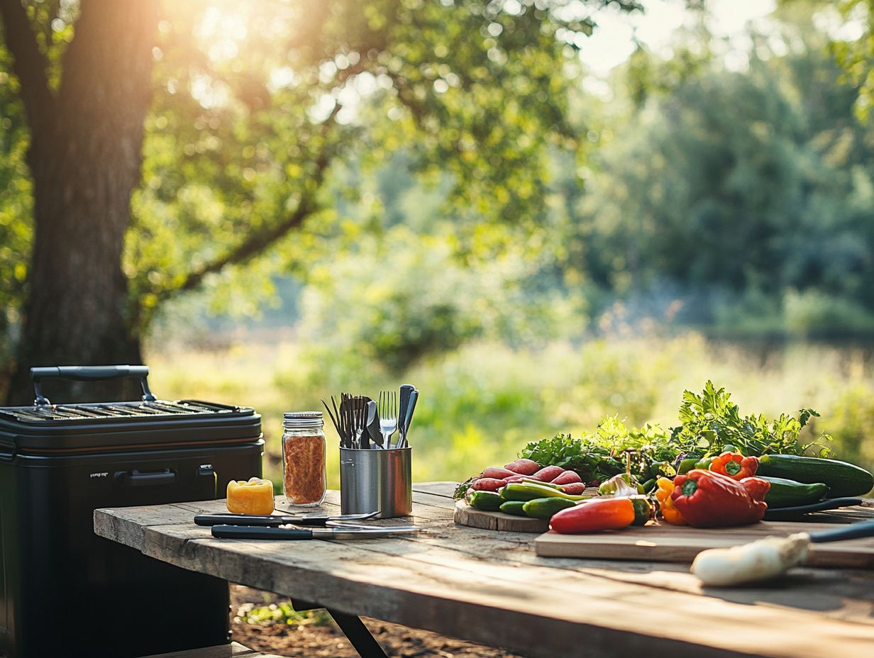 A guide for selecting the best cooking equipment for camping.